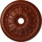 Ekena Millwork Tomango Egg & Dart Medallion (Canopies up to 6 3/4"), 27 7/8"OD x 3 7/8"ID x 2 1/2"P, Firebrick CM27TOFIF - alternate 1